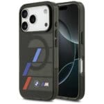 BMW M IML Metal Buttons Tricolor Lines MagSafe Black iPhone 17 Pro Max Tok