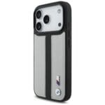 BMW M Perforated Stripe Logo MagSafe Gray iPhone 17 Pro Tok
