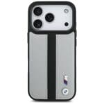 BMW M Perforated Stripe Logo MagSafe Gray iPhone 17 Pro Tok