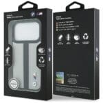 BMW M Perforated Stripe Logo MagSafe Gray iPhone 17 Pro Tok