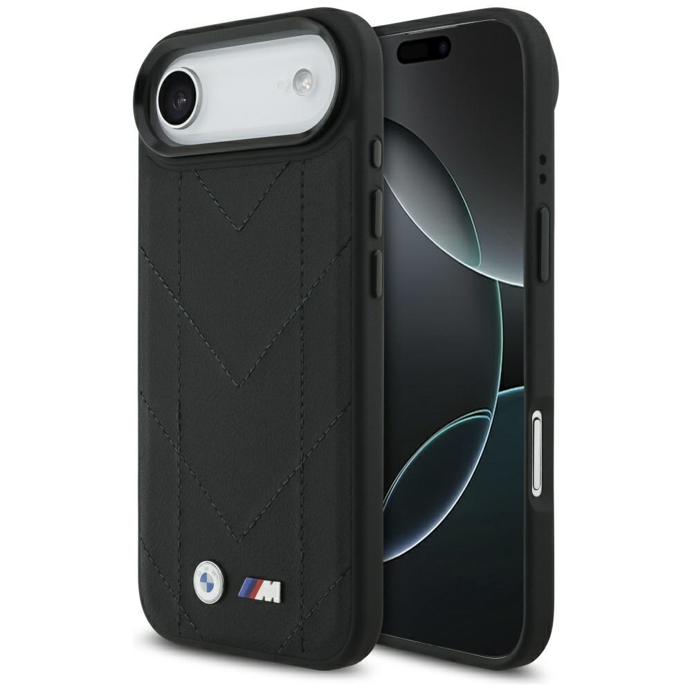 BMW M Quilted Logo MagSafe Black iPhone 17 Air Tok