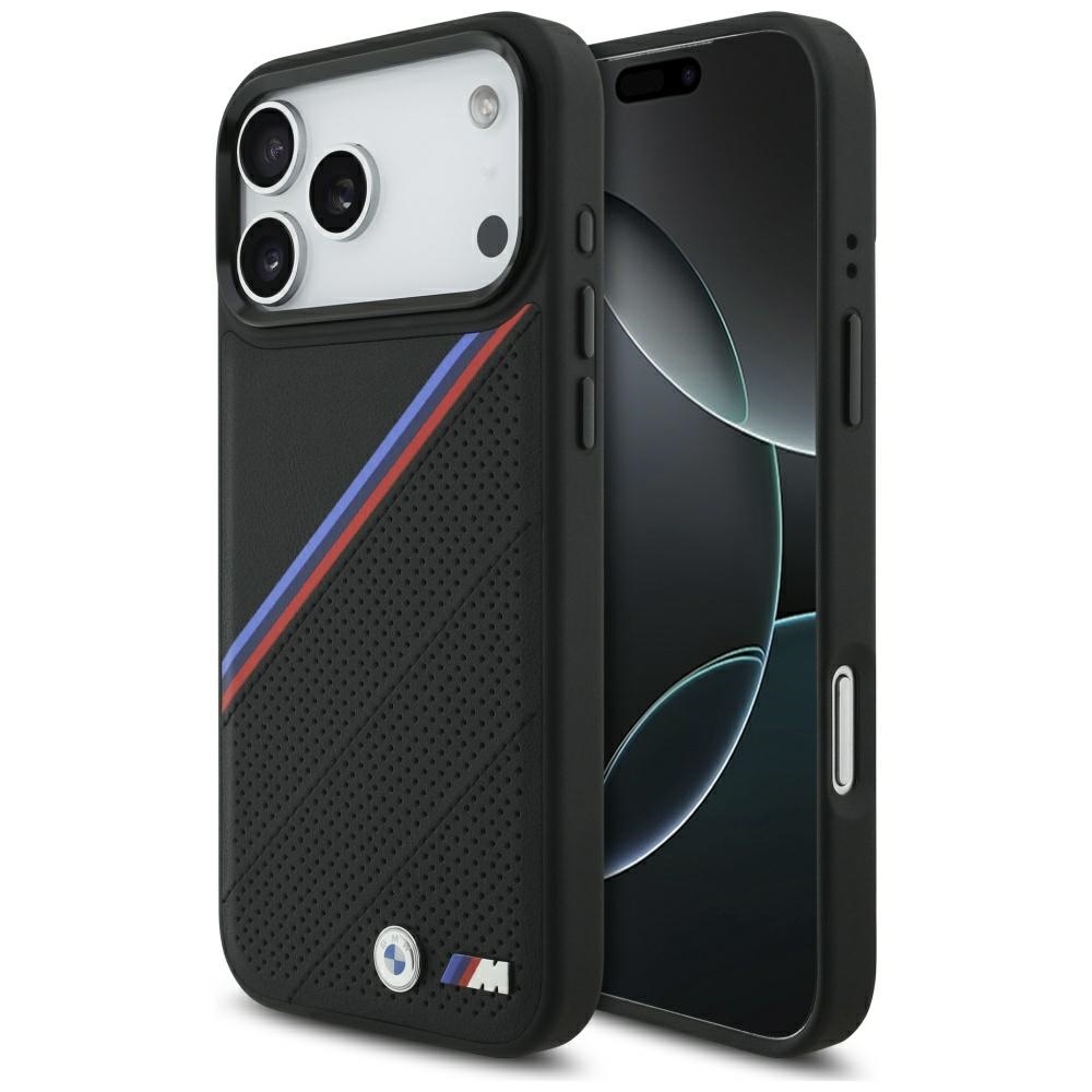 BMW M Tricolor Metal Logo MagSafe Black iPhone 17 Pro Max Tok