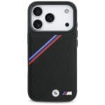 BMW M Tricolor Metal Logo MagSafe Black iPhone 17 Pro Tok