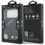 BMW M Tricolor Metal Logo MagSafe Black iPhone 17 Pro Tok