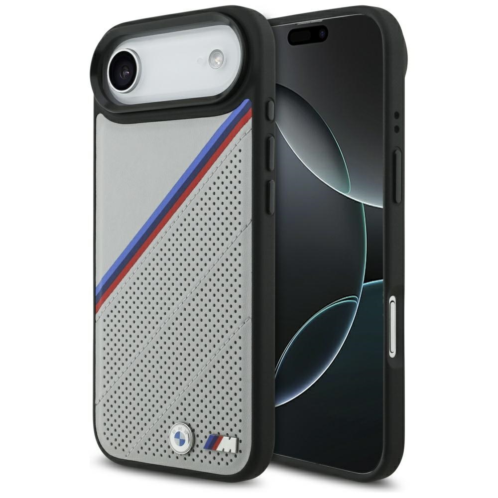 BMW M Tricolor Metal Logo MagSafe Gray iPhone 17 Air Tok