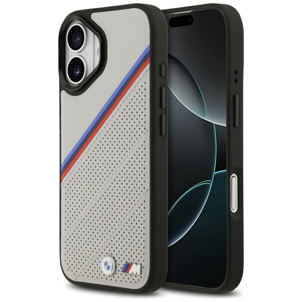 BMW M Tricolor Metal Logo MagSafe Gray iPhone 17 Tok