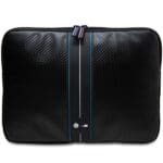 BMW Sleeve BMCS14COMSCAKL 14" Black Carbon Blue Stripes