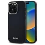 DKNY DKHMP14LPSCMCLK Black Hardcase Plain Logo MagSafe iPhone 14 Pro Tok