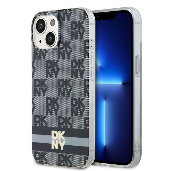 DKNY DKHMP15SHCPTSK Black Hardcase IML Checkered Mono Pattern & Printed iPhone 13/14/15 Tok