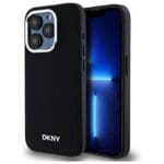 DKNY DKHMP15XPSCMCLK Black Hardcase Plain Logo MagSafe iPhone 15 Pro Max Tok