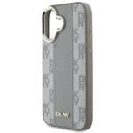 DKNY DKHMP16SPCPVSLE Beige Hardcase Checkered Pattern MagSafe iPhone 16 Tok