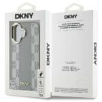 DKNY DKHMP16SPCPVSLE Beige Hardcase Checkered Pattern MagSafe iPhone 16 Tok