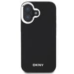 DKNY DKHMP16SPSCMCLK Black Hardcase Plain Silver Logo MagSafe iPhone 16 Tok