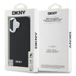 DKNY DKHMP16SPSCMCLK Black Hardcase Plain Silver Logo MagSafe iPhone 16 Tok