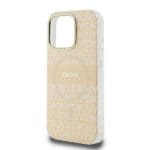 DKNY DKHMP16XHRHSEP Pink Hardcase Repeat Texture Pattern With Stripe iPhone 16 Pro Max Tok