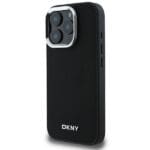 DKNY DKHMP16XPSCMCLK Black Hardcase Plain Silver Logo MagSafe iPhone 16 Pro Max Tok