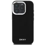 DKNY DKHMP16XPSCMCLK Black Hardcase Plain Silver Logo MagSafe iPhone 16 Pro Max Tok