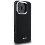 DKNY DKHMP16XPSCMCLK Black Hardcase Plain Silver Logo MagSafe iPhone 16 Pro Max Tok