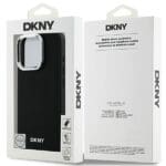 DKNY DKHMP16XPSCMCLK Black Hardcase Plain Silver Logo MagSafe iPhone 16 Pro Max Tok