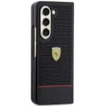 Ferrari FEHCZFD5PSEK F946 Black Hardcase Perforated Line Samsung Galaxy Z Fold 5 Tok