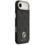 Guess 4G Strass Logo & Big Strap Metal Buttons MagSafe Black iPhone 17 Air Tok