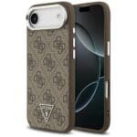 Guess 4G Triangle Logo MagSafe Brown iPhone 17 Air Tok
