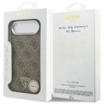 Guess 4G Triangle Logo MagSafe Brown iPhone 17 Air Tok