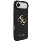 Guess Grained Big 4G & Classic Logo Black iPhone 17 Air Tok