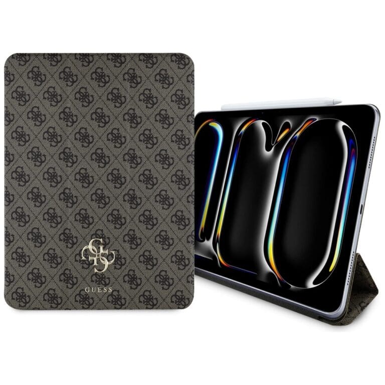 Guess GUFC13PM24PS4SGW iPad Pro 13" 2024 Brown Magnetic 4G Big Logo