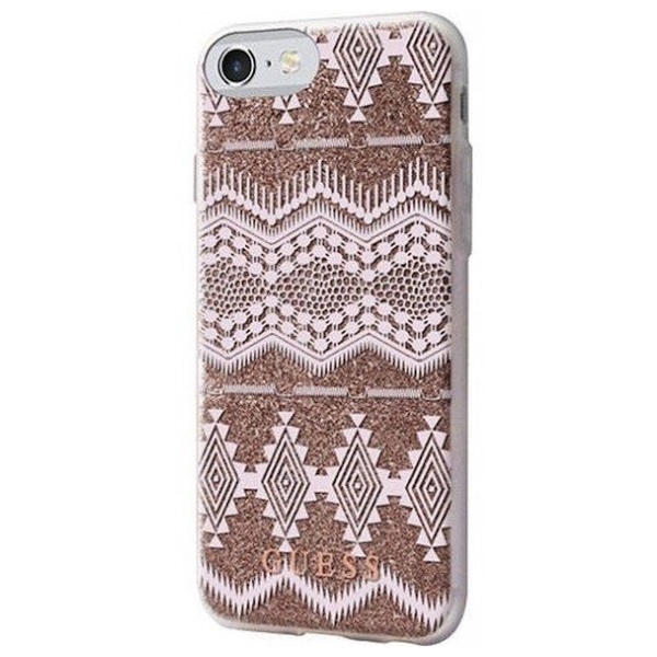 Guess GUHCP7TGTA Taupe Hardcase Aztec Tribal 3D iPhone 7/8/SE 2020/SE 2022 Tok
