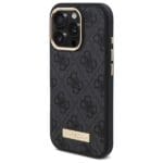 Guess GUHMP16XU4GPRK Black Hardcase 4G Logo Plate MagSafe iPhone 16 Pro Max Tok