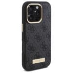 Guess GUHMP16XU4GPRK Black Hardcase 4G Logo Plate MagSafe iPhone 16 Pro Max Tok