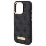 Guess GUHMP16XU4GPRK Black Hardcase 4G Logo Plate MagSafe iPhone 16 Pro Max Tok