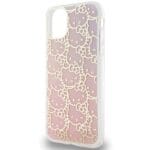 Hello Kitty HKHCN61HCHPEP Pink Hardcase IML Gradient Electrop Crowded Kitty Head iPhone 11/XR Tok
