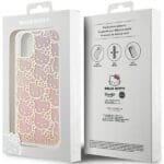 Hello Kitty HKHCN61HCHPEP Pink Hardcase IML Gradient Electrop Crowded Kitty Head iPhone 11/XR Tok
