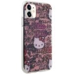 Hello Kitty HKHCN61HDGPTP Pink Hardcase IML Tags Graffiti iPhone 11/XR Tok