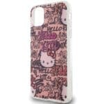 Hello Kitty HKHCN61HDGPTP Pink Hardcase IML Tags Graffiti iPhone 11/XR Tok