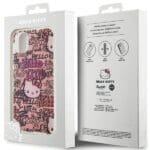 Hello Kitty HKHCN61HDGPTP Pink Hardcase IML Tags Graffiti iPhone 11/XR Tok