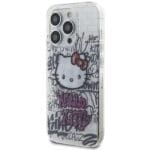 Hello Kitty HKHCP13LHDGPHT White Hardcase IML Kitty On Bricks Graffiti iPhone 13/13 Pro Tok