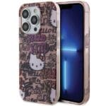 Hello Kitty HKHCP13LHDGPTP Pink Hardcase IML Tags Graffiti iPhone 13/13 Pro Tok
