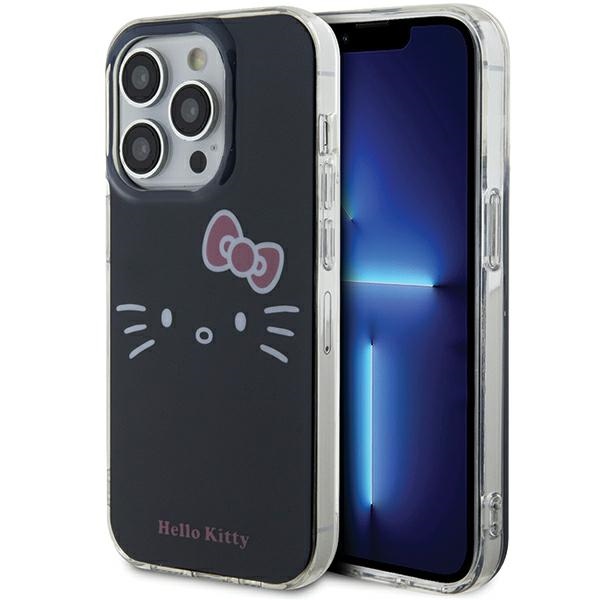Hello Kitty HKHCP13XHKHLK Black Hardcase IML Kitty Face iPhone 13 Pro Max Tok
