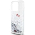 Hello Kitty HKHCP13XLIKHET Silver Hardcase Liquid Glitter Charms Kitty iPhone 13 Pro Max Tok