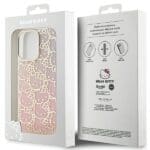 Hello Kitty HKHCP14LHCHPEP Pink Hardcase IML Gradient Electrop Crowded Kitty Head iPhone 14 Pro Tok