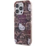 Hello Kitty HKHCP14LHDGPTP Pink Hardcase IML Tags Graffiti iPhone 14 Pro Tok