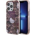 Hello Kitty HKHCP14LHDGPTP Pink Hardcase IML Tags Graffiti iPhone 14 Pro Tok