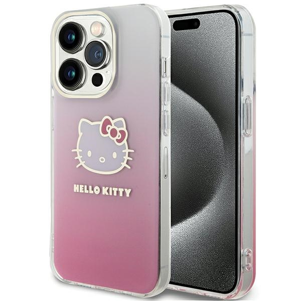 Hello Kitty HKHCP14XHDGKEP Pink Hardcase IML Gradient Electrop Kitty He iPhone 14 Pro Max Tok