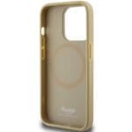 Hello Kitty HKHMP13XPGHCKD Gold Hardcase Leather Kitty Head MagSafe iPhone 13 Pro Max Tok