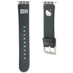 Hello Kitty Strap HKAWMPGKHK Apple Watch SE/11/10/9/8/7/6/5/4/3 (42/41/40/38mm) Black Strap Kitty Head