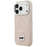 Karl Lagerfeld Choupette Pin MagSafe Pink iPhone 17 Pro Max Tok