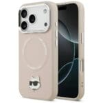 Karl Lagerfeld Choupette Pin MagSafe Pink iPhone 17 Pro Tok